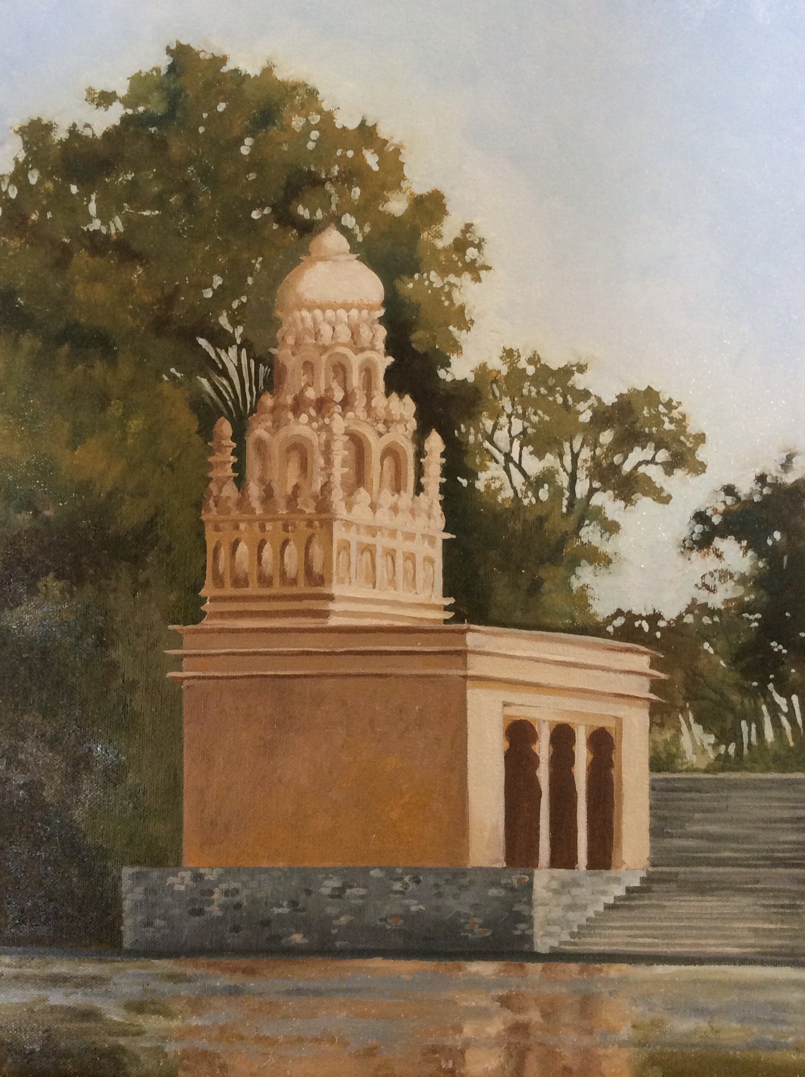 Wai Temple, Oil, 2013